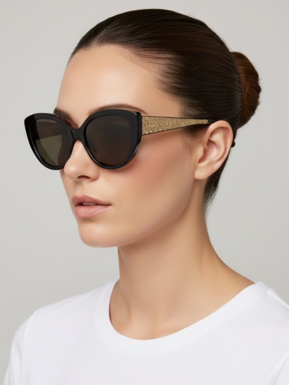 Christian Dior DiorLady1A Cannage Black Oversized Sunglasses
